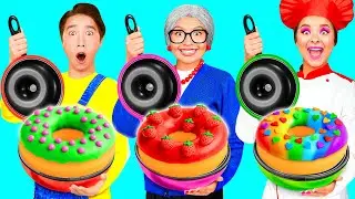 Кулинарный Челлендж: Я против Бабушки | Потрясающие Кухонные Лайфхаки