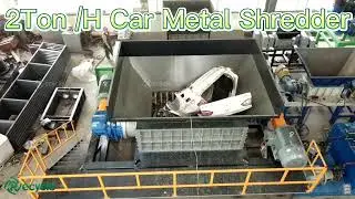2Ton per hour Car Shredder for our client customized