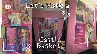 Creating a Magical Disney Princess Castle Gift Basket | DIY Gift Basket for Kids