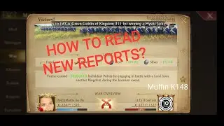 Mufin - How to read new reports? - Guns of Glory