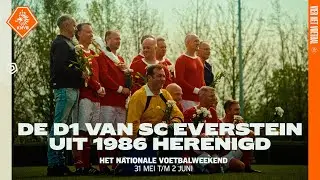 𝐇𝐞𝐭 𝐍𝐚𝐭𝐢𝐨𝐧𝐚𝐥𝐞 𝐕𝐨𝐞𝐭𝐛𝐚𝐥𝐰𝐞𝐞𝐤𝐞𝐧𝐝 𝟐𝟎𝟐𝟒 - De D1 van SC Everstein uit 1986 herenigd 🧡