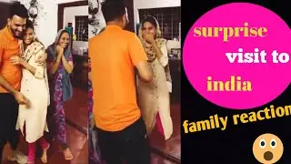 surprise visit to USA to INDIA #family reactions #best surprises to family#mom#wife#sister