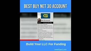 Best Buy net 30 account