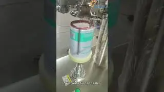 #Semi automatic protein powder tin can sealing machine, #Manual can seamer equipment #shorts