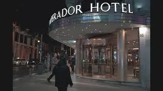 Gran V&iacute;a , Madrid. Cinematic night film.