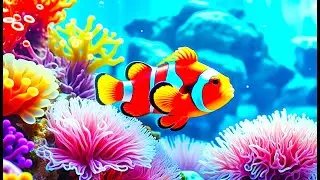 The Best 4K Aquarium - Explore the Stunning World of Sea Jellyfish and Beautiful Coral Reef Fish.#76