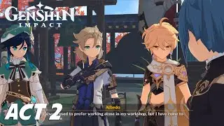 True Tales of the Violet Garden: Act 2 Walkthrough Gameplay (Japanese Dub) | Genshin Impact