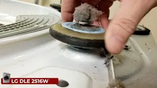 LG Clothes Dryer Drum Roller FIX! Thump thump FIXED! Links Included. You're welcome! (LG DLE 2516W)