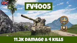 FV4005 &mdash; ONE SHOT MONSTER🏆11.2K DAMAGE/4 KILLS | WoT Replay