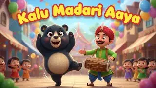 Kalu Madari Aaya | कालू मदारी आया | Nursery Rhyme | Kids Song | Poem | Play & Giggles | 
