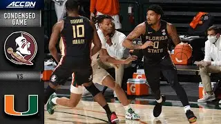 Florida State vs. Miami Condensed Game | 2020-21 ACC Men's Basketball
