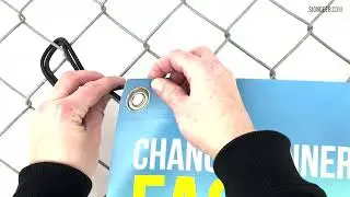 Bungee Crochet Tie - Extra Secure Hook Tie for Banners | SIGNGEER