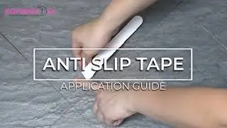 SGFreshIdea Toilet Floor Tiles Anti Slip Sticker Application Guide - See the correct way to apply