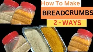 Homemade Bread Crumbs 2 ways Recipe#A4ammikichen#easy#easyrecipy#food#viral#trending
