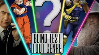 Blind Test Tout Genre (Jeu vidéo, Anime, Série, Film, Mashup) - 40 Extraits, 4 difficultés