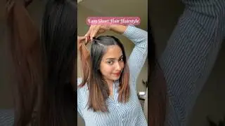 Simple Hairstyle for Short hair #hairstyle #fyp #youtubeshorts #shorts