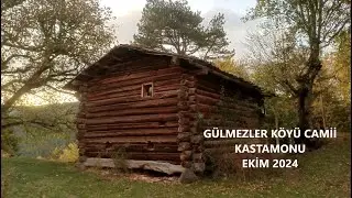 Meşe Ağaçlarının Arasına Gizlenmiş, Tamamen Ağaçtan yapılmış, İbadete Kapalı, Gülmezler Köyü Camii