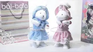 balbala Зайчонок в голубом и розовом костюме 3900