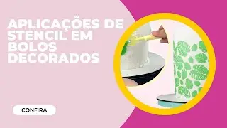 Stencil Para Bolos Decorados Confeitar doce #bakinggoals #confeitaria #confeiteiro