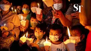 Filipinos come back to church for Holy Week in droves after two years of isolation