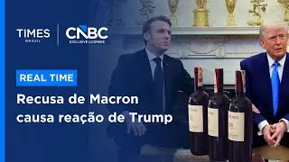 Trump ameaça tarifas de 200% sobre vinhos franceses após resistência de Macron a Conselho da Paz