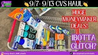 👏9/7 CVS Haul = HIGE MONEYMAKERS + Ibotta Glitch at CVS Couponing 9/7-9/13🔥9/7 CVS Deals