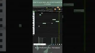 Beat Making In FL Studio - How To Slide 808, Bass Or Any Instrument In FL