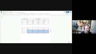 Making Data Tables in Google Sheets
