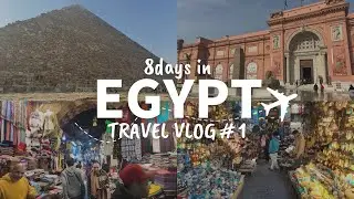 【4K高画質エジプト旅行vlog①】念願のエジプトツアーが最高すぎた！🐪🇪🇬刺激的な旅8日間ゆる解説vlog