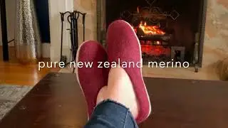 Nothing but nature - Merino Wool & Suede Slippers