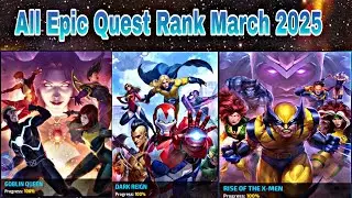 All Epic Quest Rank March 2025 - Marvel Future Fight