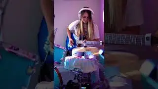Live looping drums and guitar✌🏽 #youtubemusic #shorts #livelooping #guitarist #drummer #guitar #prs