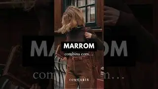 Combina&ccedil;&otilde;es de looks com marrom #moda #inspira&ccedil;&otilde;es #looks #elegante #cores #estilo