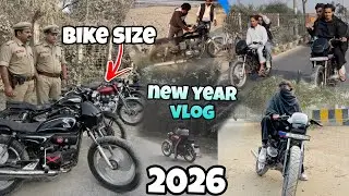 New year per police 👮&zwj;♀️ na pakad liya splendor aur bullet #splendormodified #bullet350 
