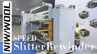 700 meters Speed Slitter Rewinder for flexible packaging material
