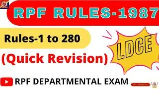 The RPF Rules-1987