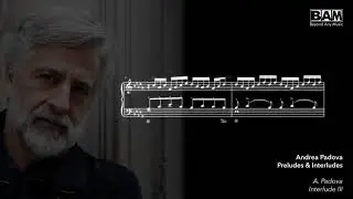 Bach: Prelude BWV 927 & Padova: Interlude III - Andrea Padova