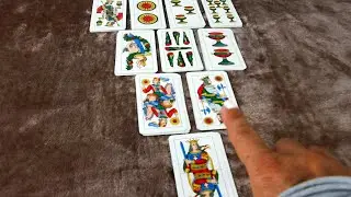Come si gioca al SOLITARIO DELLA CLESSIDRA 😉 Gioco con le carte italiane