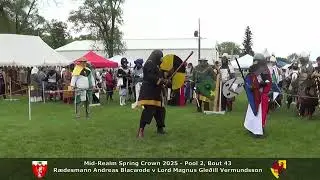 Spring Crown 2025, Pool 2, Bout 43 - Andreas B v Magnus