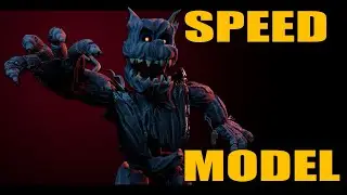 Making Woodland Nightmare Freddy model (FNAF Speed Modeling)