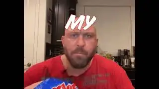 Ryback eating Ruffles