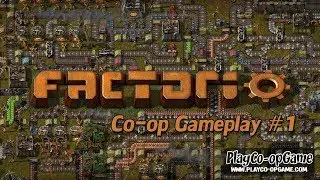 Factorio (Early Access) [PC/Steam] - Co-op Gameplay #1