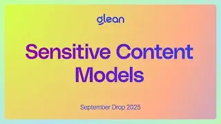 September Drop: Sensitive Content Models