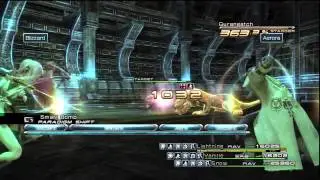 Final Fantasy XIII - Mission 23 - Stage 10 primary roles, no TP/items/shrouds