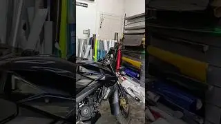 Ns black glossy wrap🚀💥#wrapping #ns200black #ns200 #pulsar