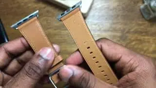 Распаковка и обзор Apple Watch Classic Buckle 💰$200💰 (кожа цвета коричневого седельного коричневого цвета)