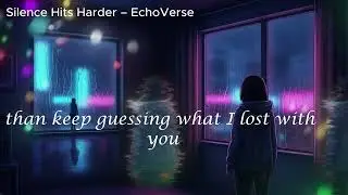 🎵 Silence Hits Harder&ndash; EchoVerse🎶Original English songs 💔 Emotional & storytelling lyrics