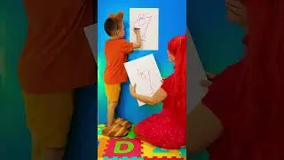 Drawing with Numbers 🐭🎨 #art #kids #shorts