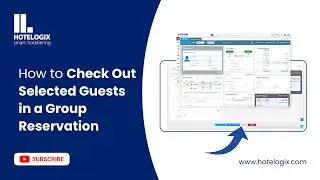 How to Check Out Selected Guests in a Group Reservation | Hotel PMS Tutorial