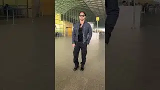 #tigershroff spotted with all his swag at the #airport #shorts